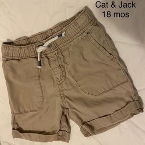 Khaki toddler boys shorts